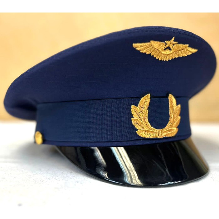 Фуражка ВКС офисная, синий рипстоп F181