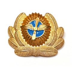 Кокарда ВВС пропеллер с листьями, золото FR054