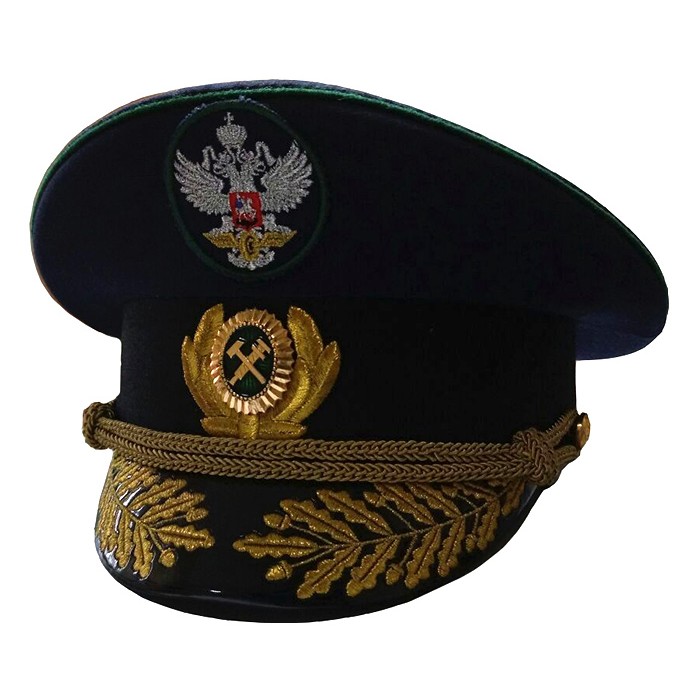 Фуражка Российские железные дороги, машинная вышивка F072 (Предзаказ)