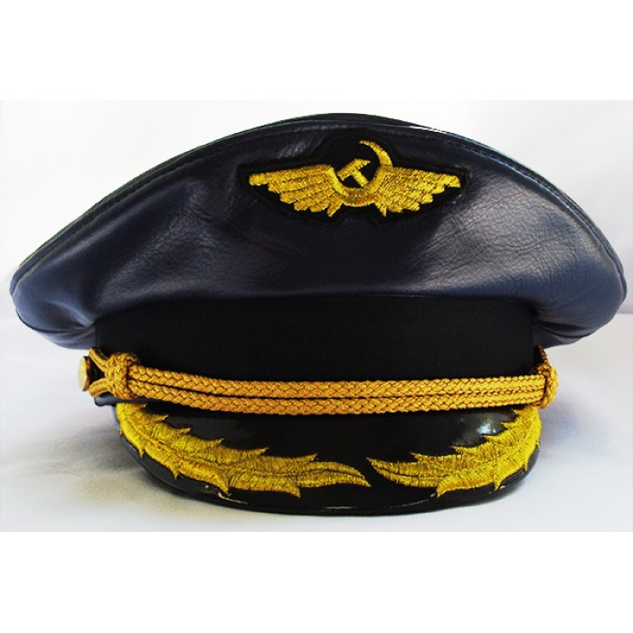 Фуражка кожаная Kepi004