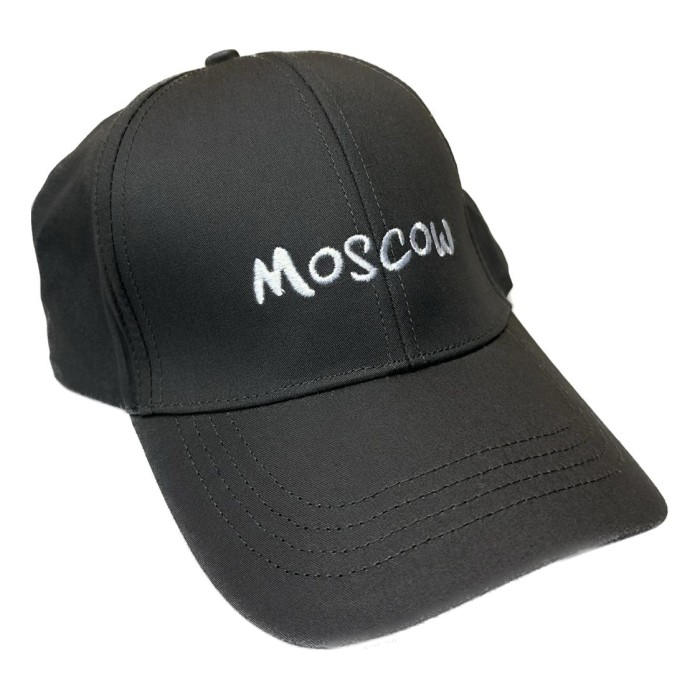 Кепка-бейсболка серая "Moscow" А158