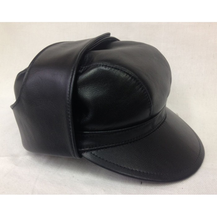 Кепи зимнее из кожи Kepi009