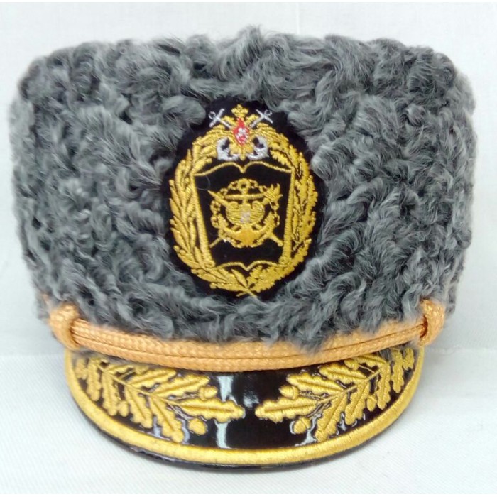 Шапка серый каракуль SH025