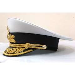 Фуражка ВМФ Адмиральская с ручной вышивкой VMF001