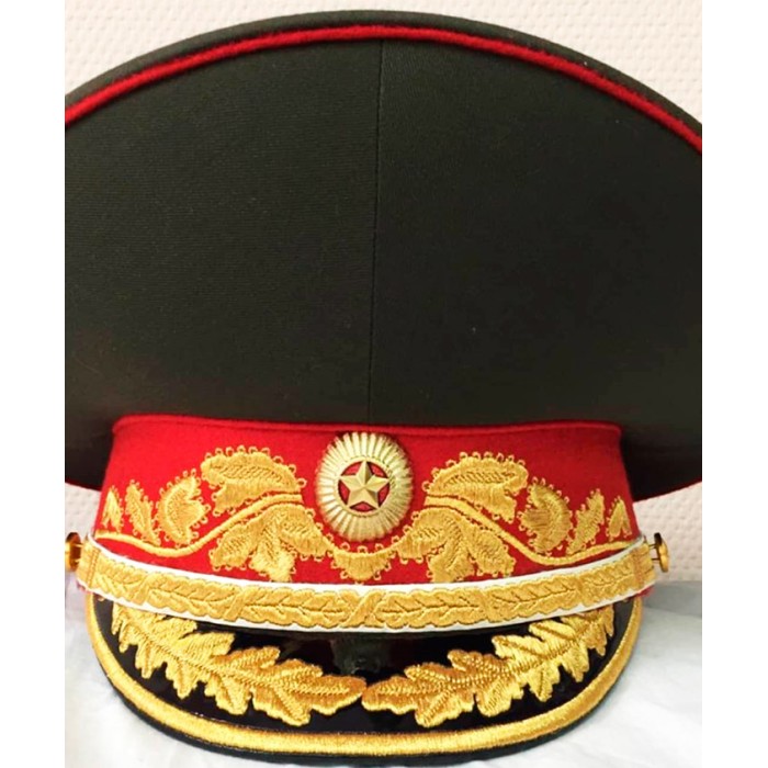 Фуражка генералов, маршалов (образца 2015-2020) комбинированная вышивка, по индивидуальному заказу