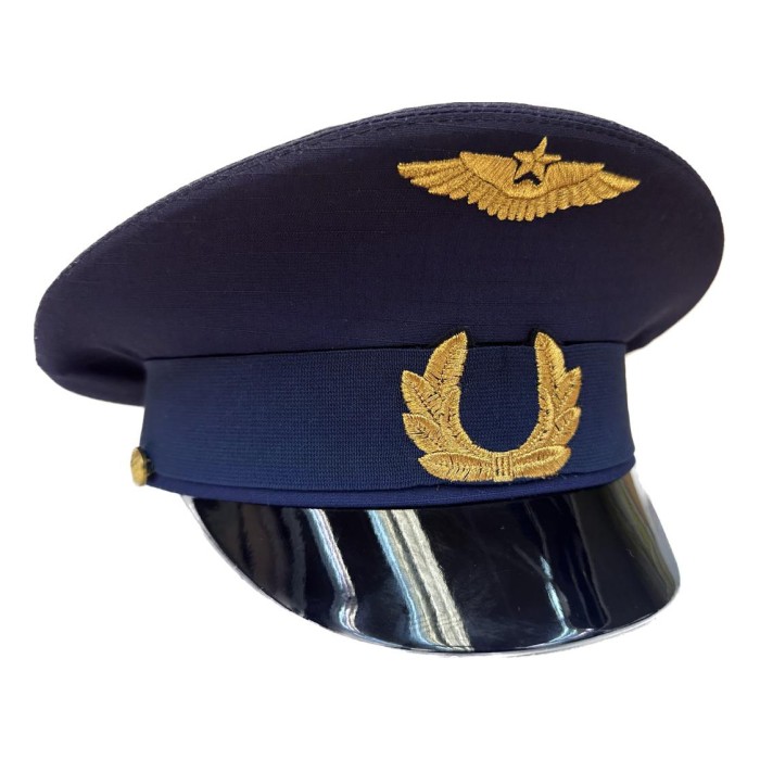 Фуражка ВКС офисная, синий рипстоп F181