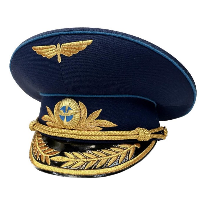 Фуражка ВКС с машинной вышивкой F184