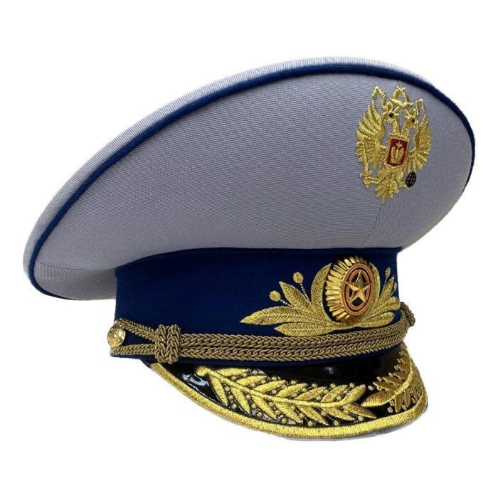 Фуражка парадная Академия Национальной безопасности с машинной вышивкой