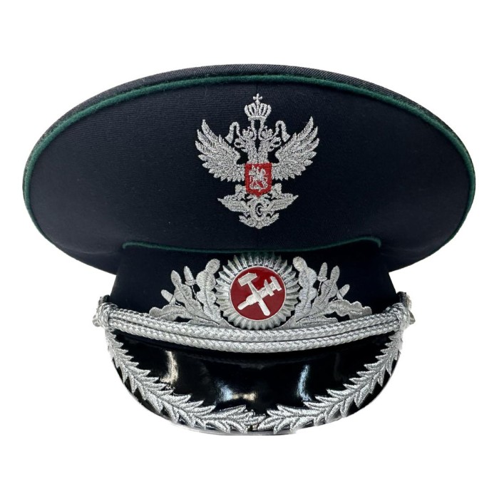 Фуражка РЖД с машинной вышивкой G043