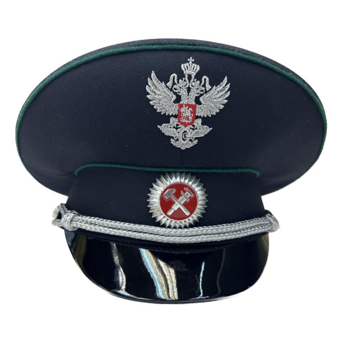 Фуражка РЖД с машинной вышивкой G044