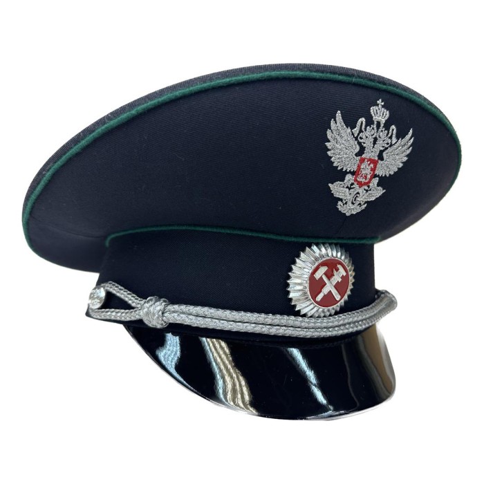 Фуражка РЖД с машинной вышивкой модельная G044 (Предзаказ)
