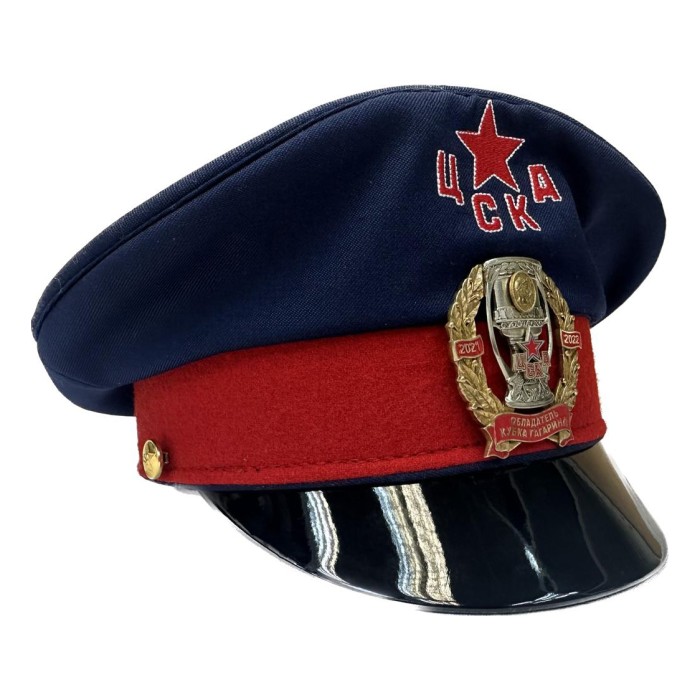 Фуражка ЦСКА с кокардой Y021-9