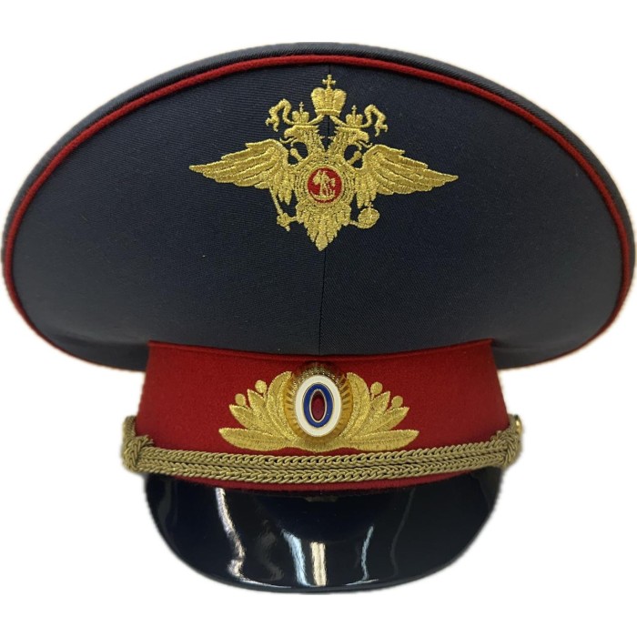 Фуражка Милиции старого образца, машинная вышивка