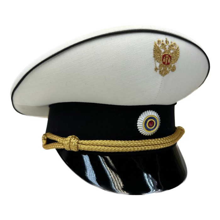 Фуражка Суд парадная с белым верхом G051