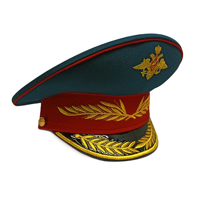 Фуражка М.О. парадная генеральская с машинной вышивкой F511