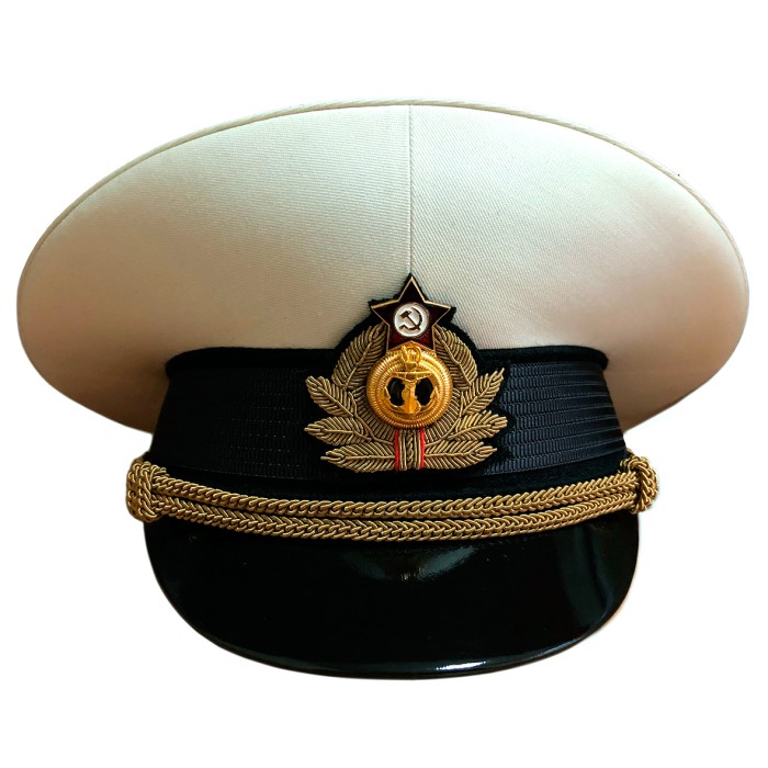 Фуражка ВМФ СССР с кокардой ручной вышивки