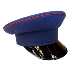 Фуражка синяя с лаковым козырьком HC087