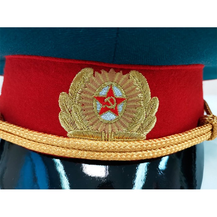 Фуражка парадная по образцу времен ВОВ, вышивка машинная