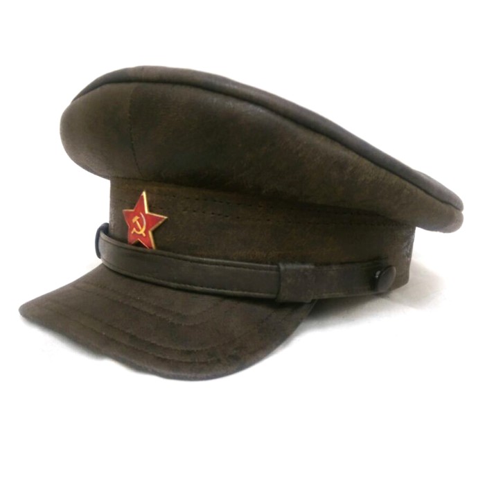 Фуражка чекиста кожа HC015