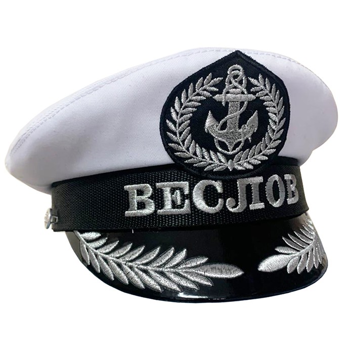 Яхтсменка с машинной вышивкой серебром ВЕСЛОВ Y278